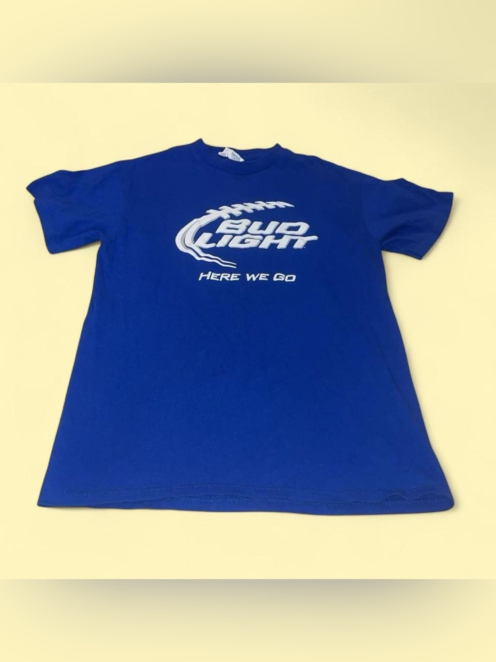 Delta Royal Blue Bud Light Logo Tee